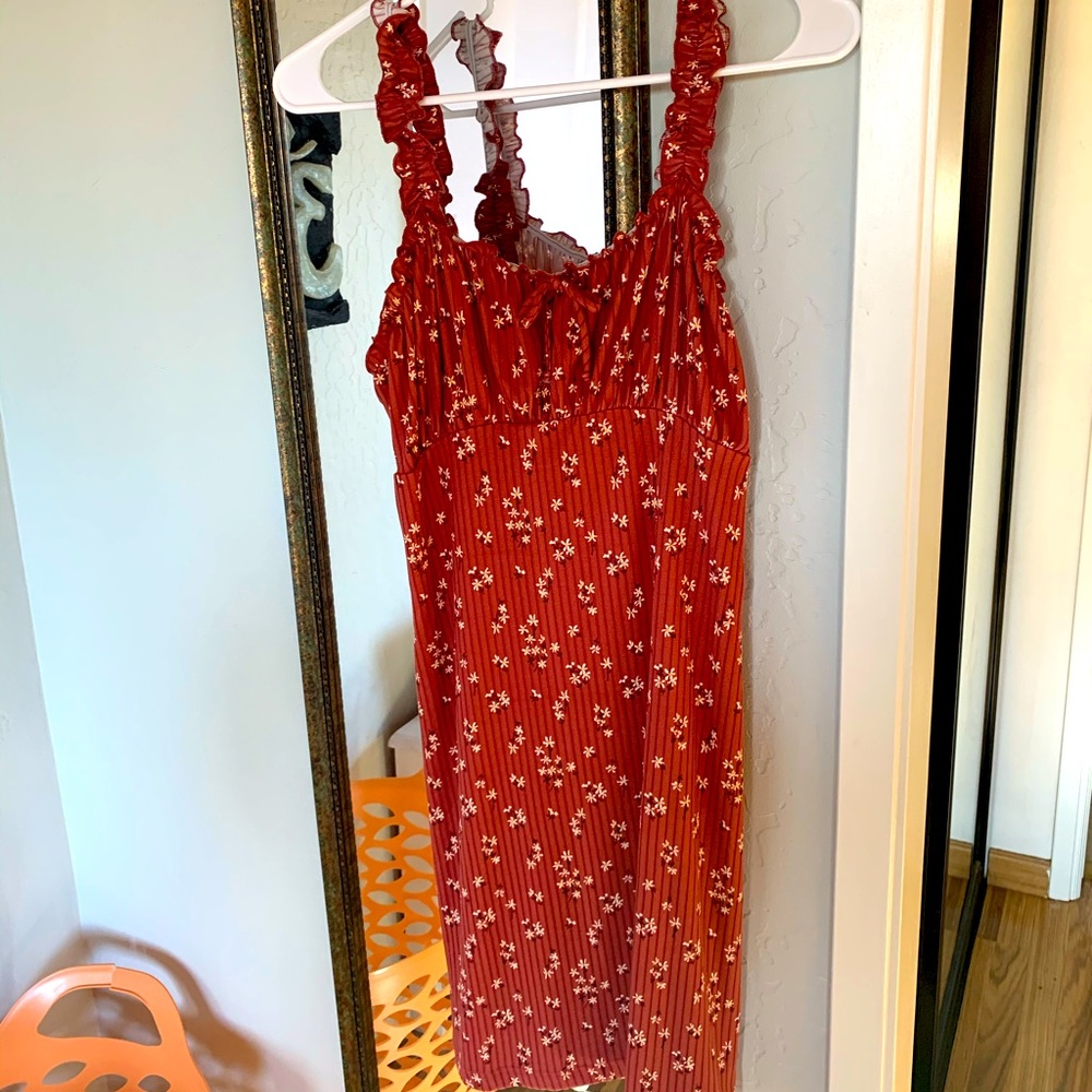 Floral Print Mini Dress